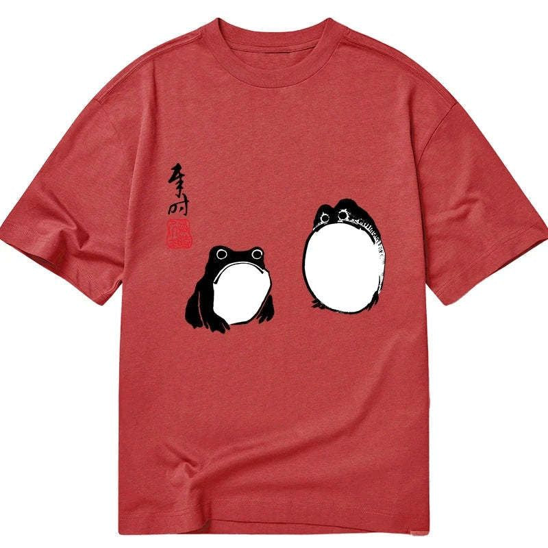 Japanese frog t-shirt for daily wear