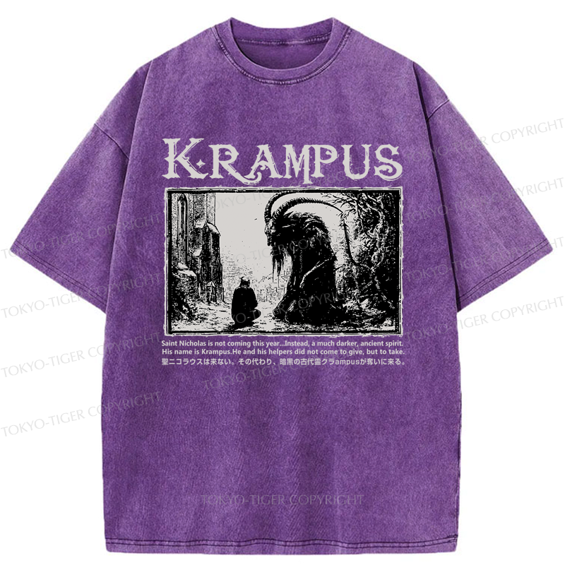 Krampus dark holiday t shirt limited edition