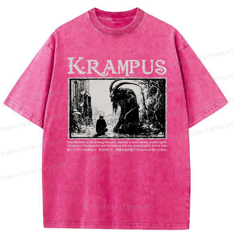 Krampus dark holiday t shirt limited edition