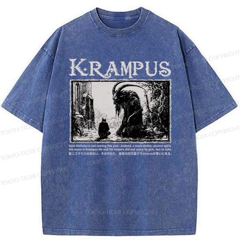 Krampus dark holiday t shirt limited edition