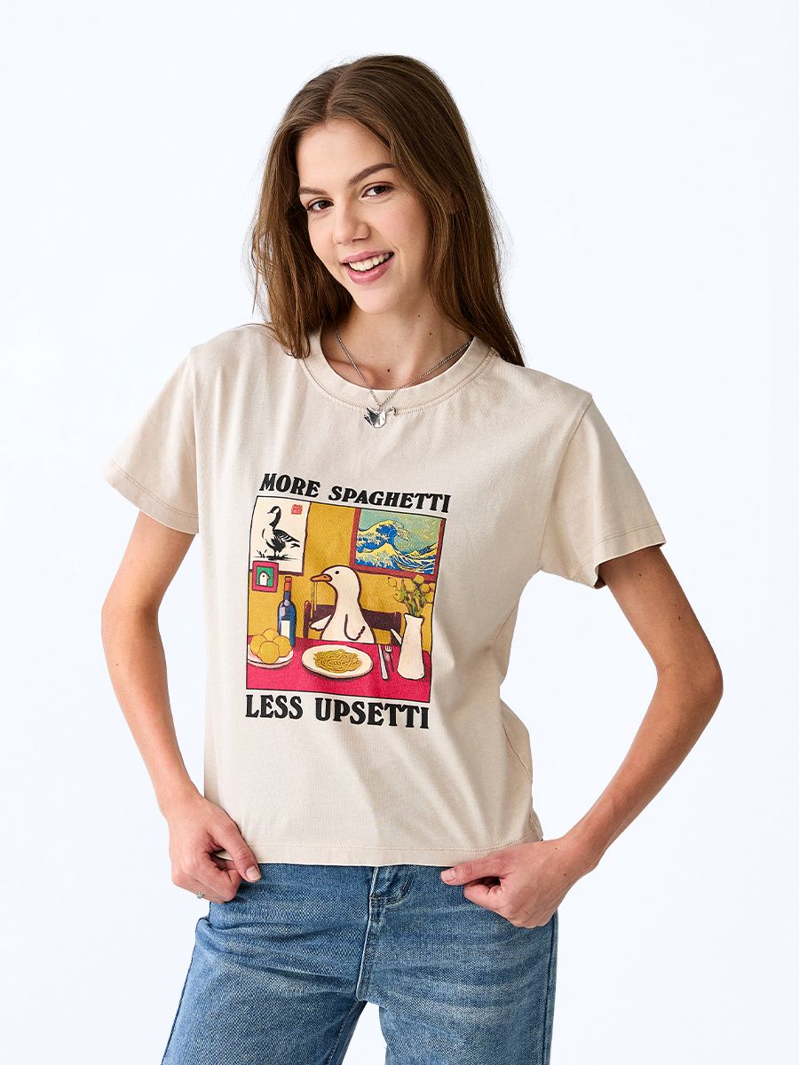 Funny Goose Ukiyo-e Tee for Gift