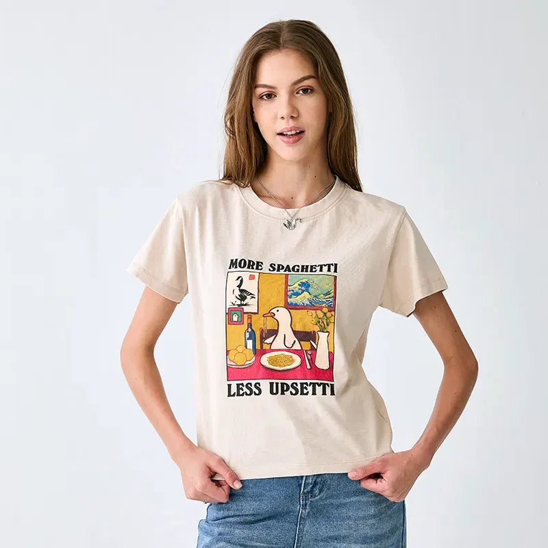 Funny Goose Ukiyo-e Tee for Gift