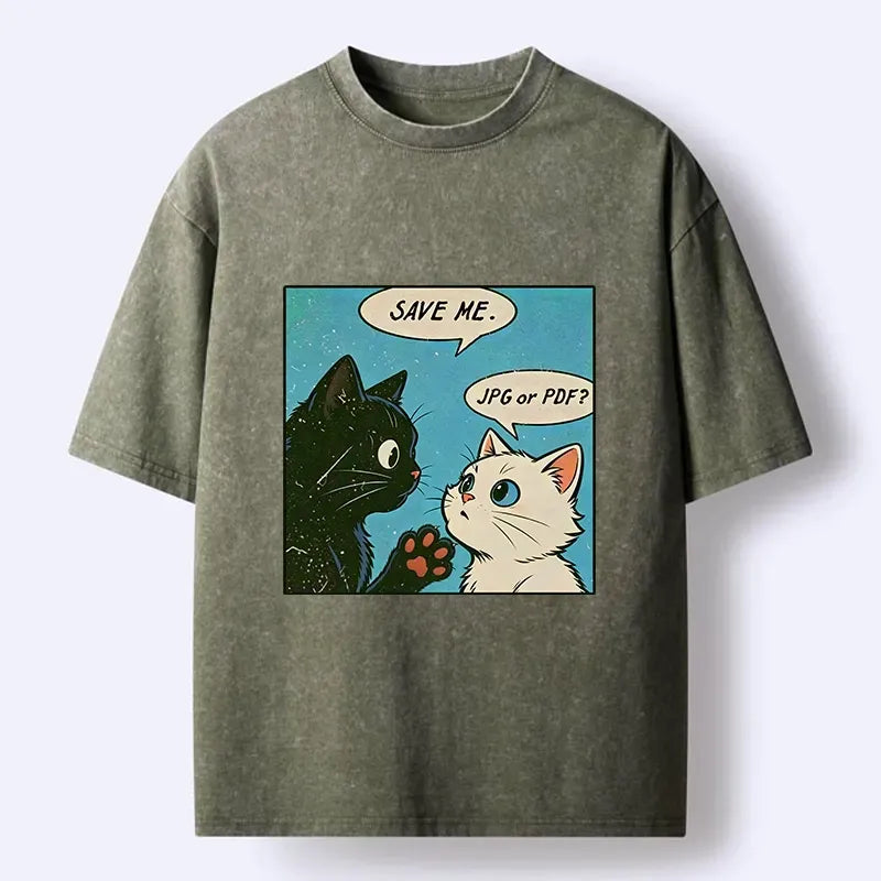 Funny Cat Meme T-Shirt Gift Idea
