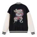 unisex dragon varsity jacket for vacation