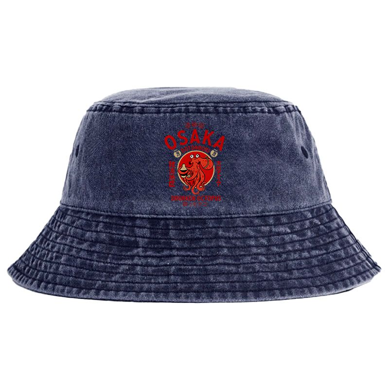 drunken octopus japan bucket hat for street style