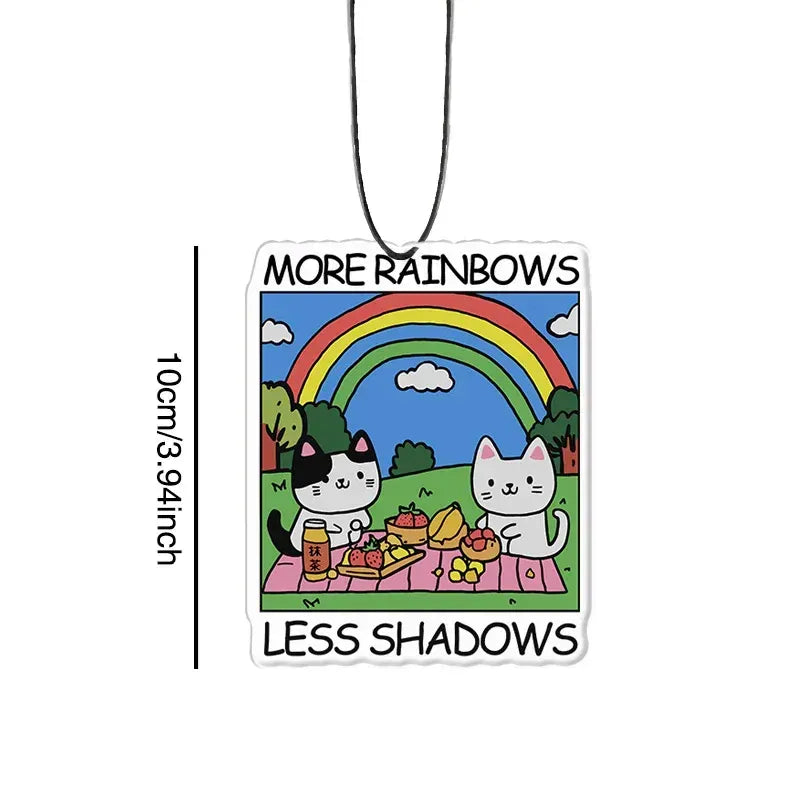 More Rainbows Less Shadows Air Freshener