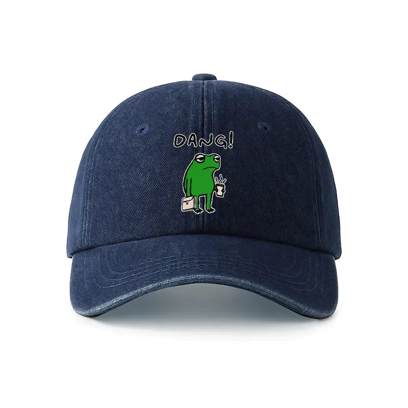 Unisex Adjustable Denim Cap for Daily Wear
