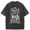 Kyoto-Lion Naughty Raccoon Japan Washed T-Shirt