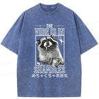 Vintage Japan Raccoon Tee for Streetwear