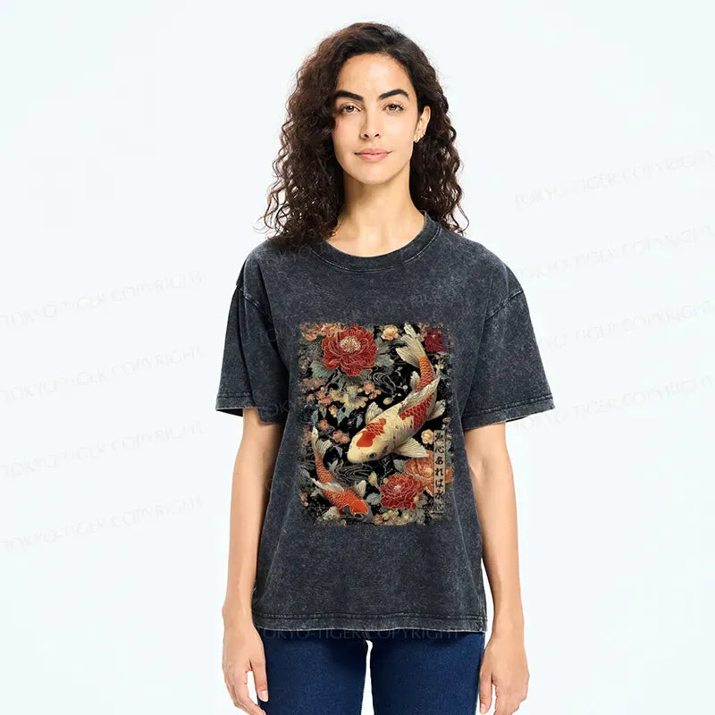 Washed unisex t-shirt free shipping