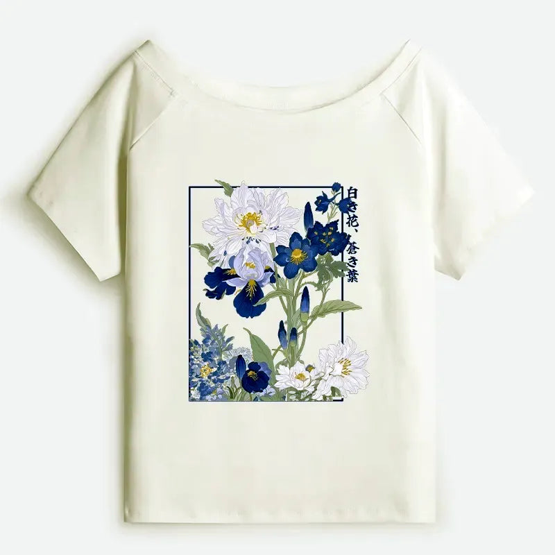 Sakura Blossom Off Shoulder Tee Limited Edition