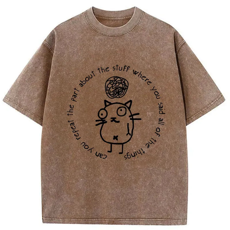 Kyoto-Lion Washed T-Shirt Best Seller