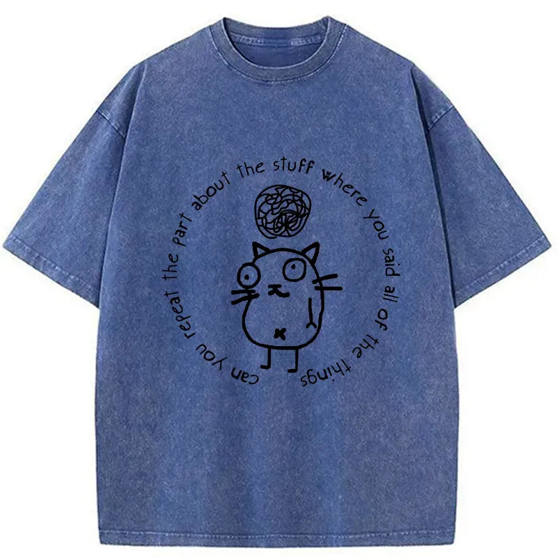 Kyoto-Lion Washed T-Shirt Best Seller