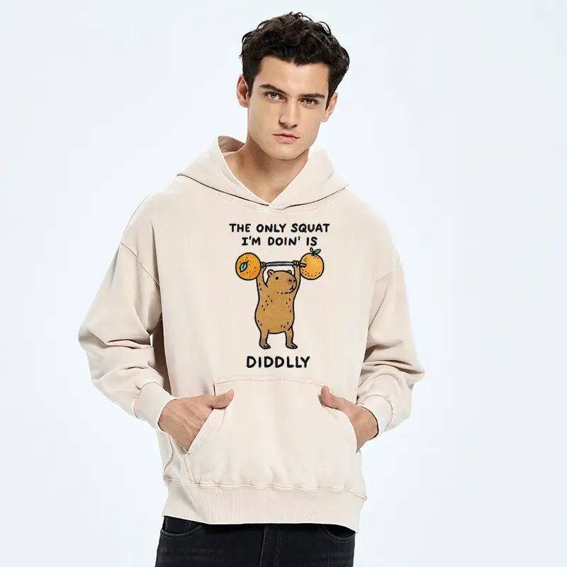 Cute Capybara Hoodie with Japanese Style