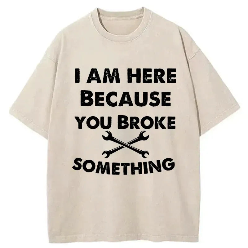 Japanese Vintage Washed T-Shirt for Streetwear