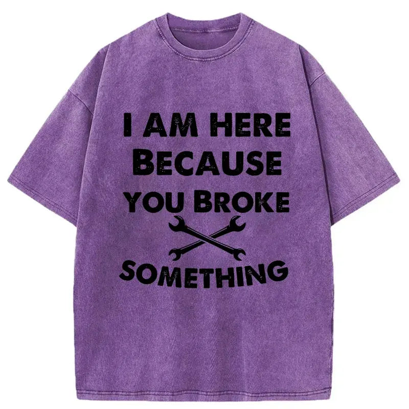 Japanese Vintage Washed T-Shirt for Streetwear