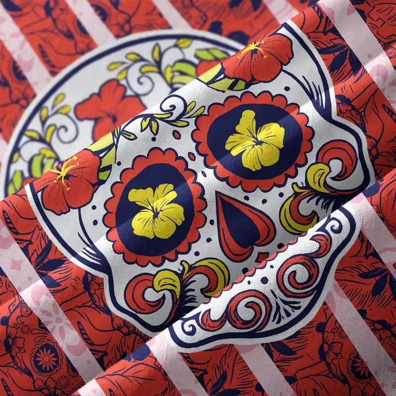 Japanese Lion Mask Shirt for Summer