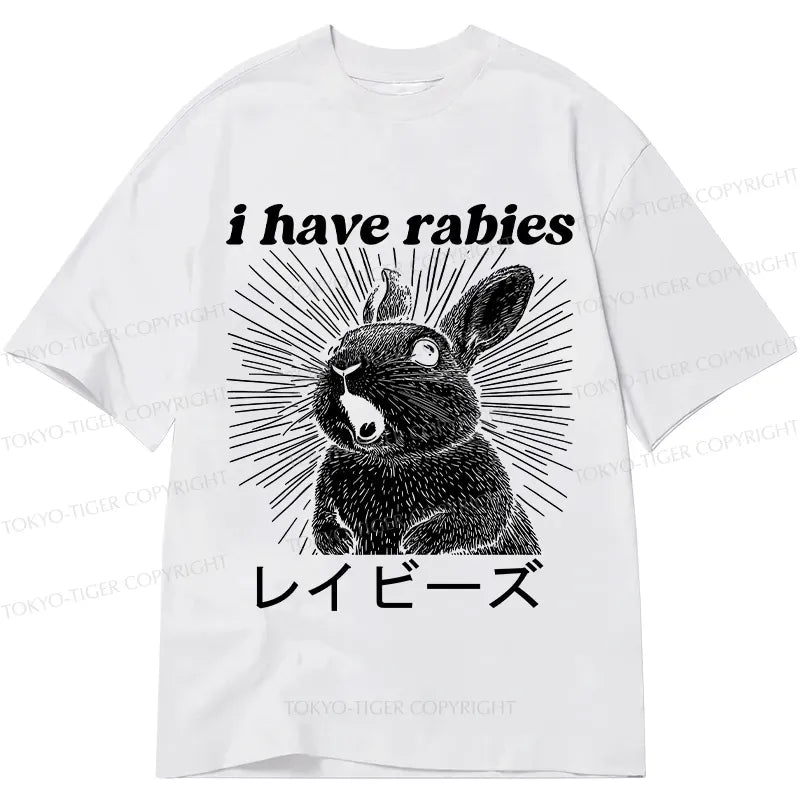 Kyoto-Lion Unisex Rabbit Tee for Daily Wear