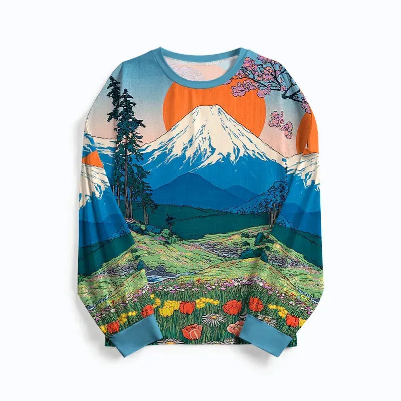 Kyoto-Lion Poetry in the Wild Family Pajama Sets