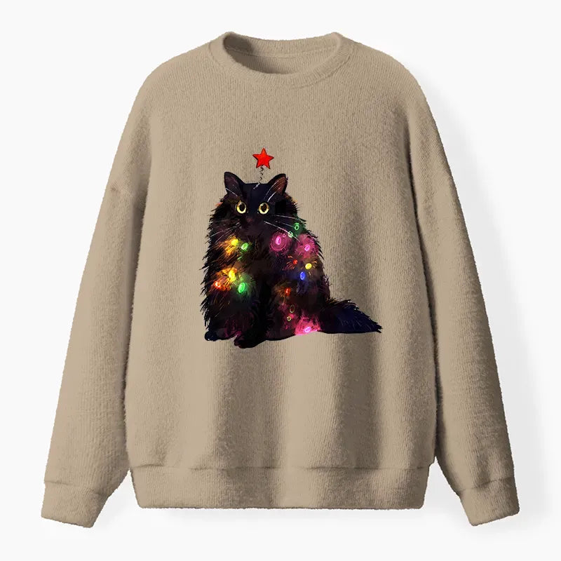 Japanese Cat Sweatshirt for Casual Daily Wear