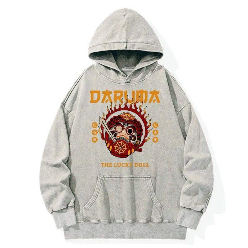 Kyoto-Lion The Lucky Doll Washed Hoodie