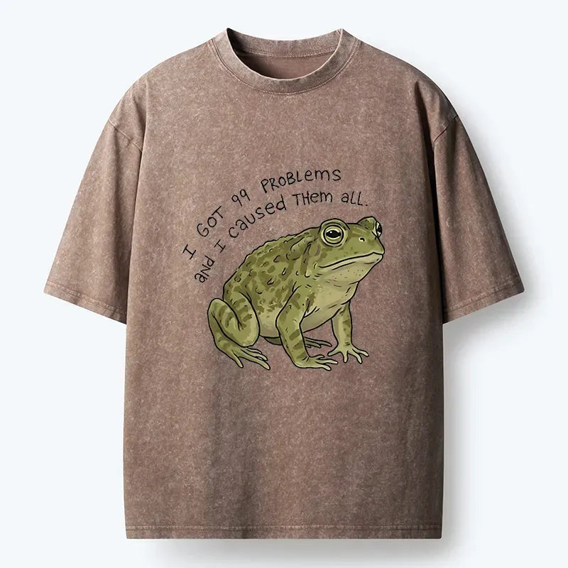 mischievous frog unisex tee for streetwear