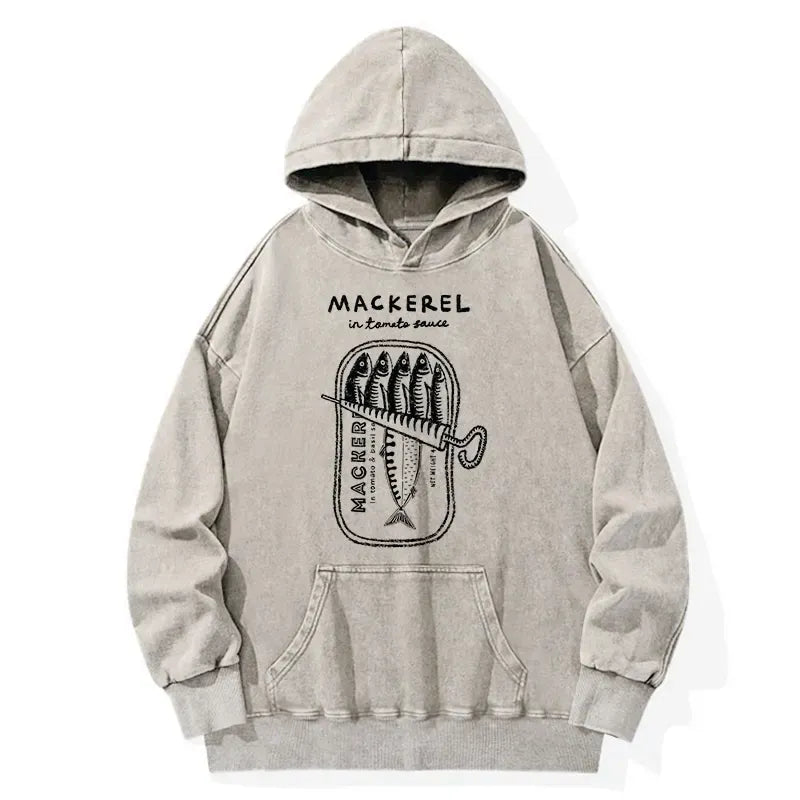 japanese vintage washed hoodie for men