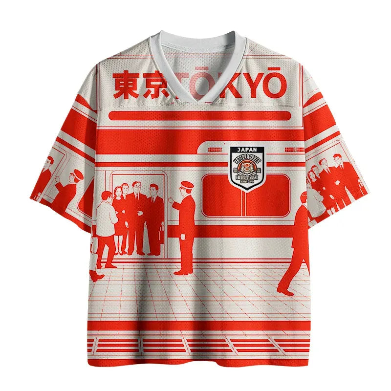 Kyoto-Lion Tokyo Subway Chronicles Japanese Mesh Jersey