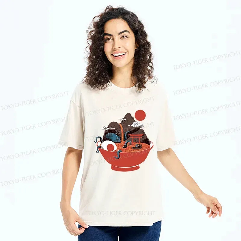 Kyoto-Lion Unisex T-Shirt Streetwear Casual