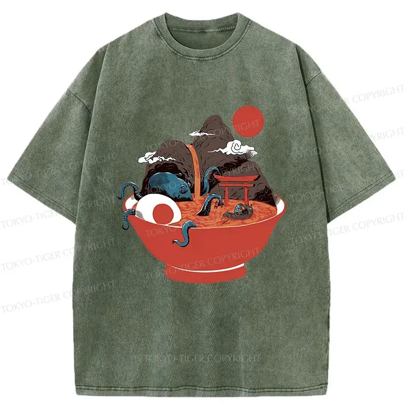 Kyoto-Lion Unisex T-Shirt Streetwear Casual