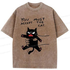 Kyoto-Lion Cat Tee for Streetwear