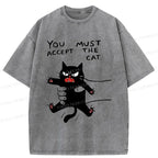 Kyoto-Lion Cat Tee for Streetwear