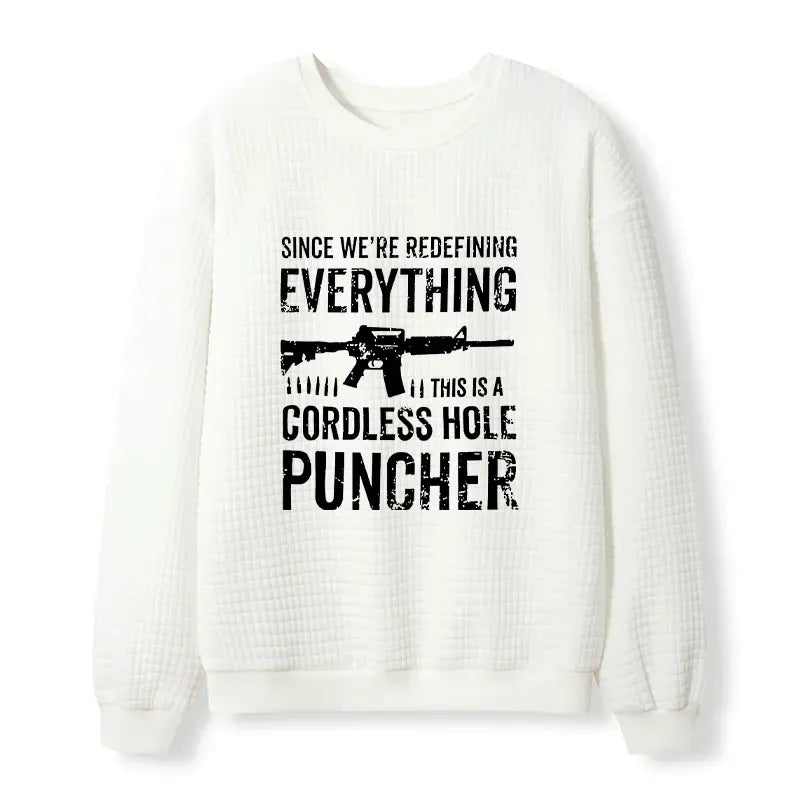 Kyoto-Lion Redefine Item Funny Waffle Sweatshirt
