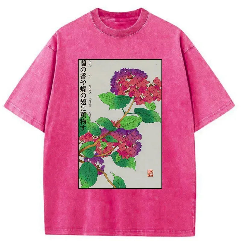 Trendy Kyoto lion summer t-shirt