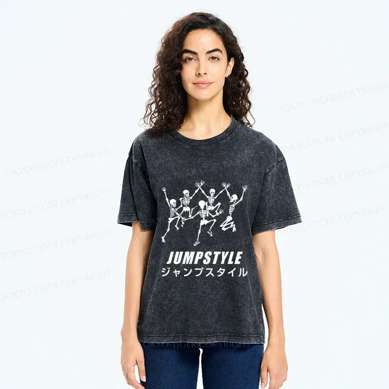 Trendy Japanese Skull T-Shirt for Summer