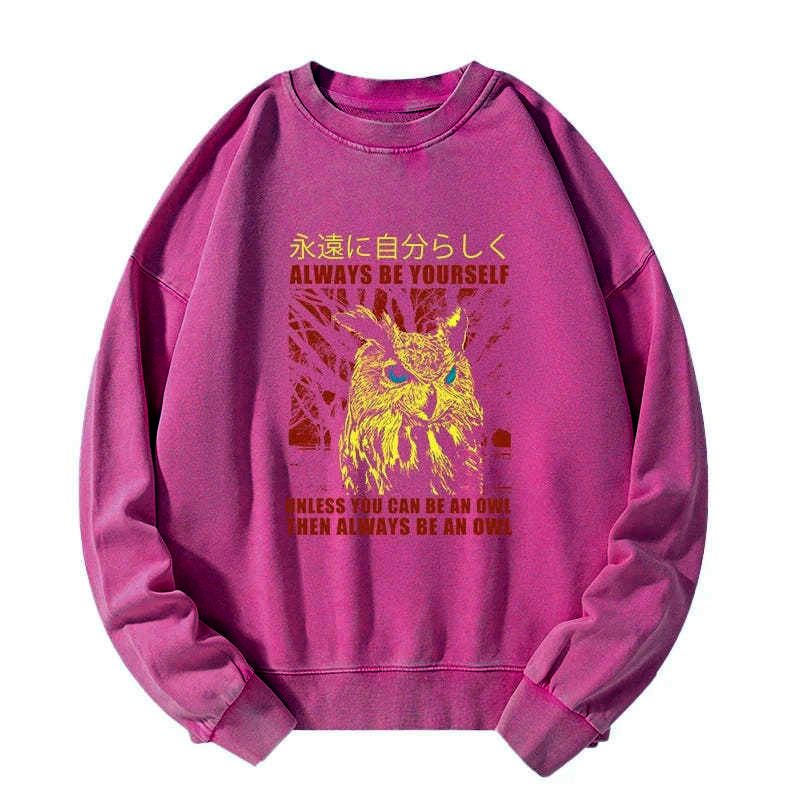 japanese washed sweatshirt for everyday