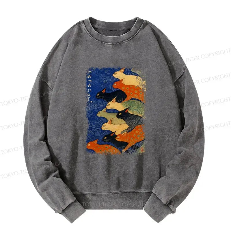 Kyoto-Lion Claw-some Ninja Washed Sweatshirt