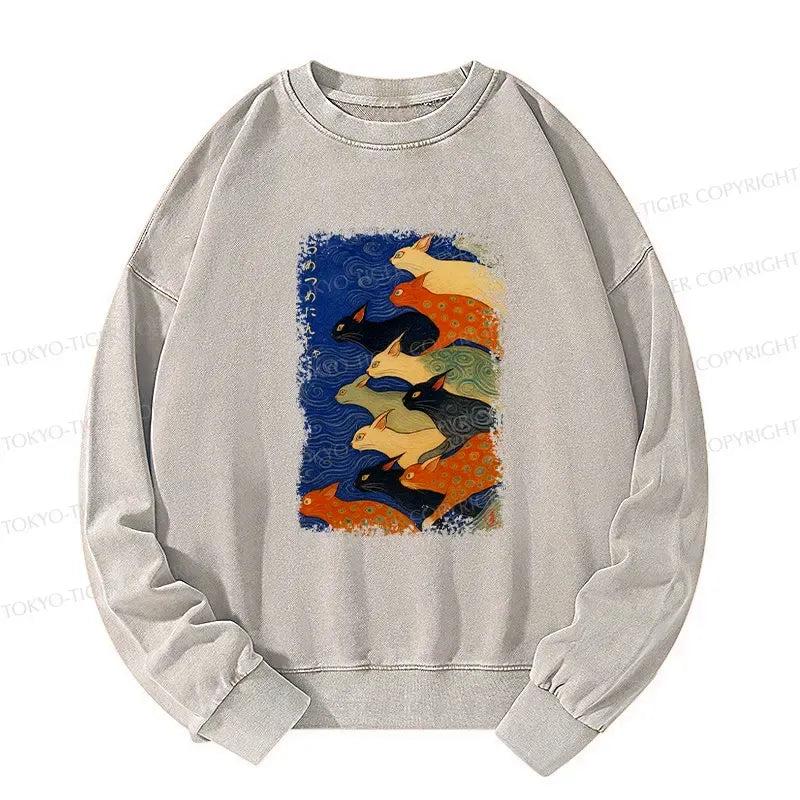 Kyoto-Lion Claw-some Ninja Washed Sweatshirt