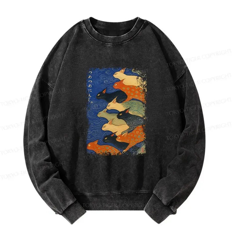 Kyoto Lion Ninja Sweatshirt for Streetwear
