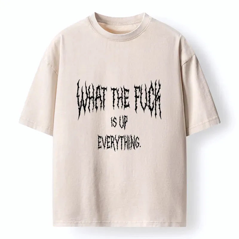 Kyoto-Lion Rebel Against Everything Washed T-Shirt