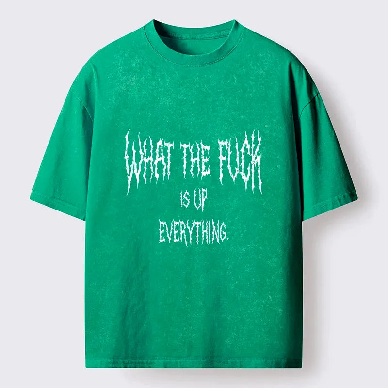 Kyoto-Lion Rebel Against Everything Washed T-Shirt