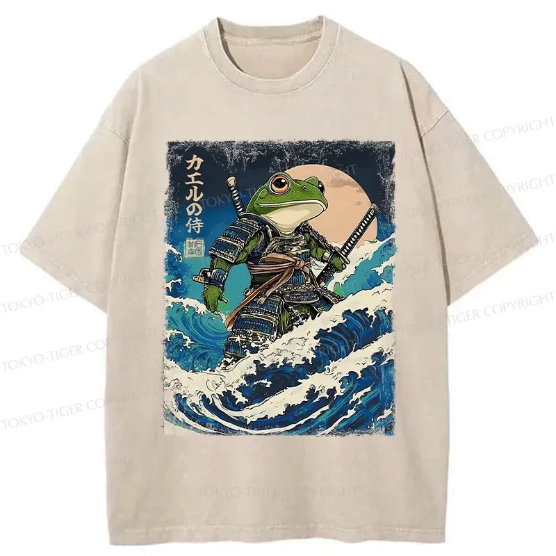 Great wave washed t-shirt on sale