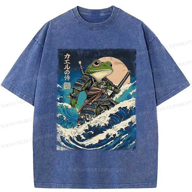 Great wave washed t-shirt on sale