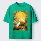Traditional Japanese Crane Art T-Shirt