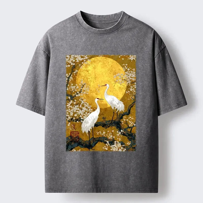Washed Unisex Cotton T-Shirt for Summer
