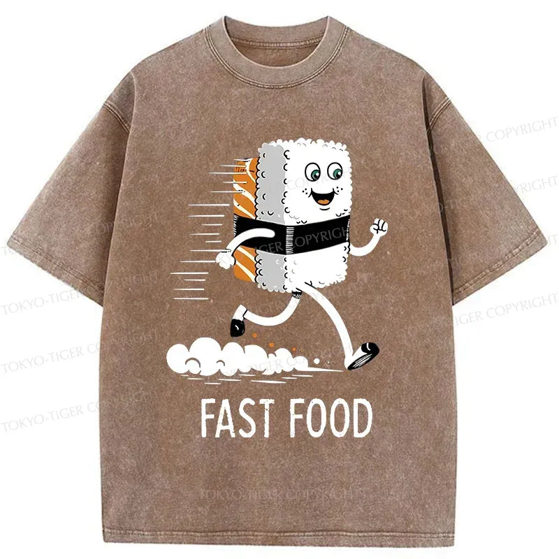 Japanese Running Sushi T-Shirt for Summer