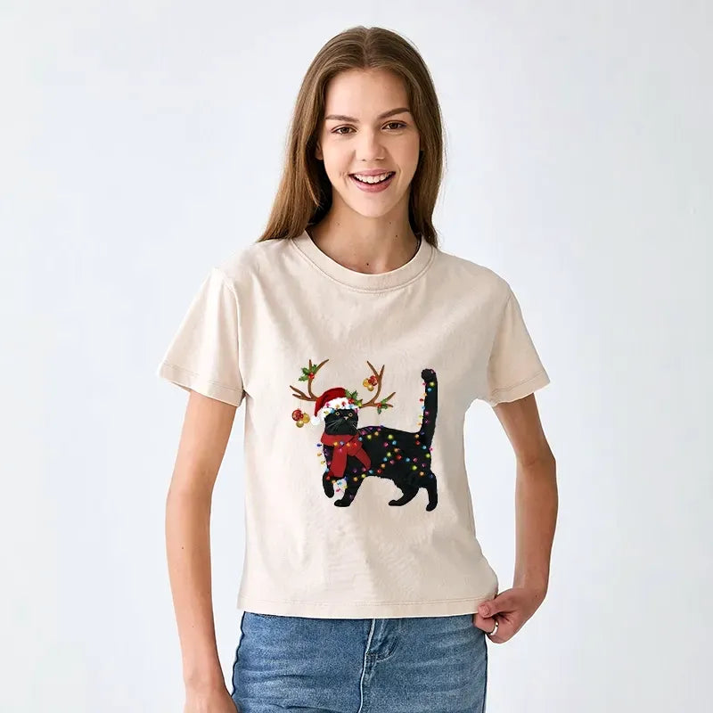 Kyoto Lion Christmas T-Shirt for Her