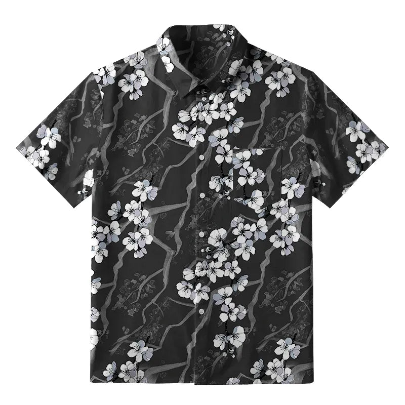 Japanese Sakura Button-up Shirt