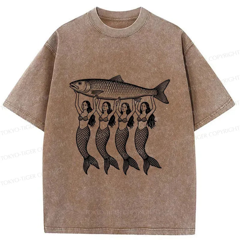 Japanese Washed T-Shirt for Daily Wear
