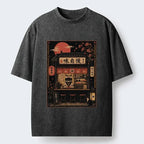 Japanese Vintage Cat T-Shirt Gift Idea